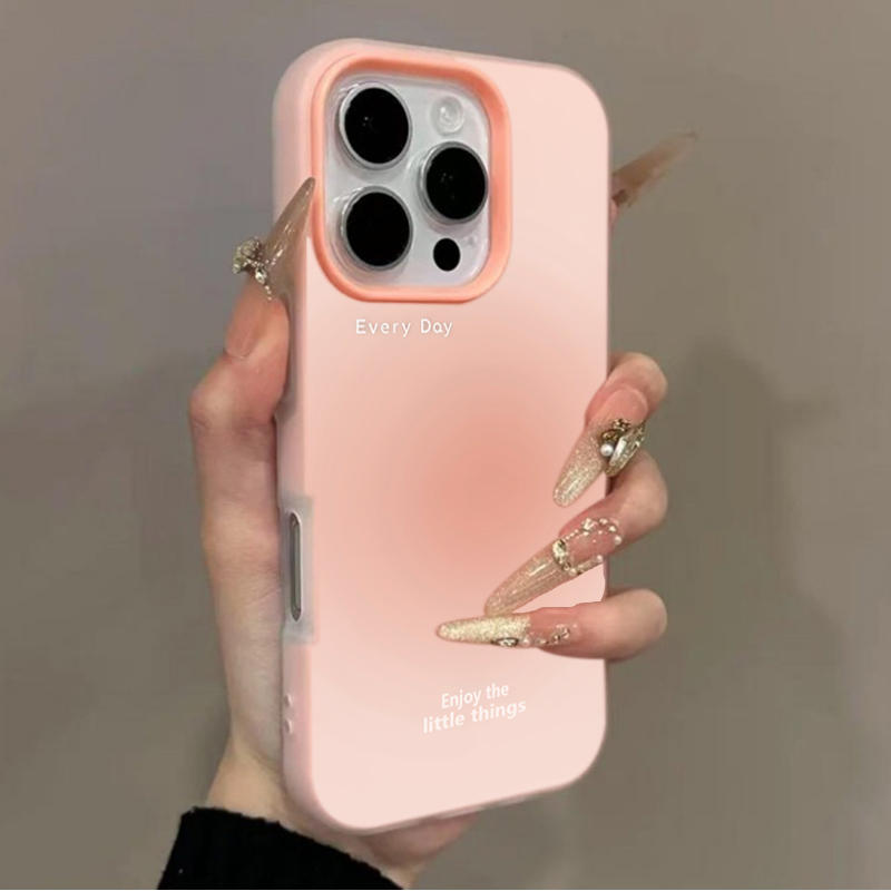 Xo Phone Accessories - Pink Gradient Pattern Phone Case For