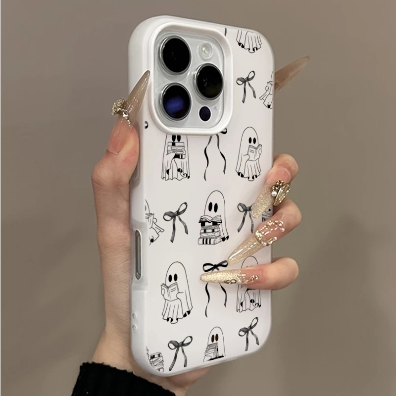 Xo Phone Accessories - Cute Halloween Book Ghost Bow Phone