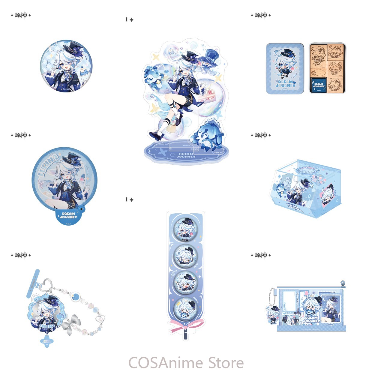 Phone Accessories China - Official Genshin Impact Furina Anime Cosplay