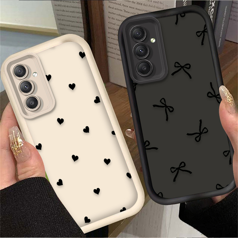 Black Love Heart Bowknot Case  - Phone Accessories Samsung review and price