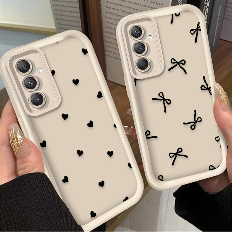 Black Love Heart Bowknot Case  - Phone Accessories Samsung review and price