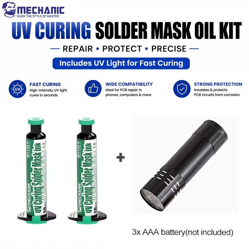 MECHANIC UV Solder Mask Green  - Phone Sanitizer Uv review and price