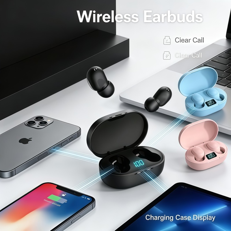 2026 New TWS E6S Fone Bluetoot - Bluetooth Earphone Tws review and price