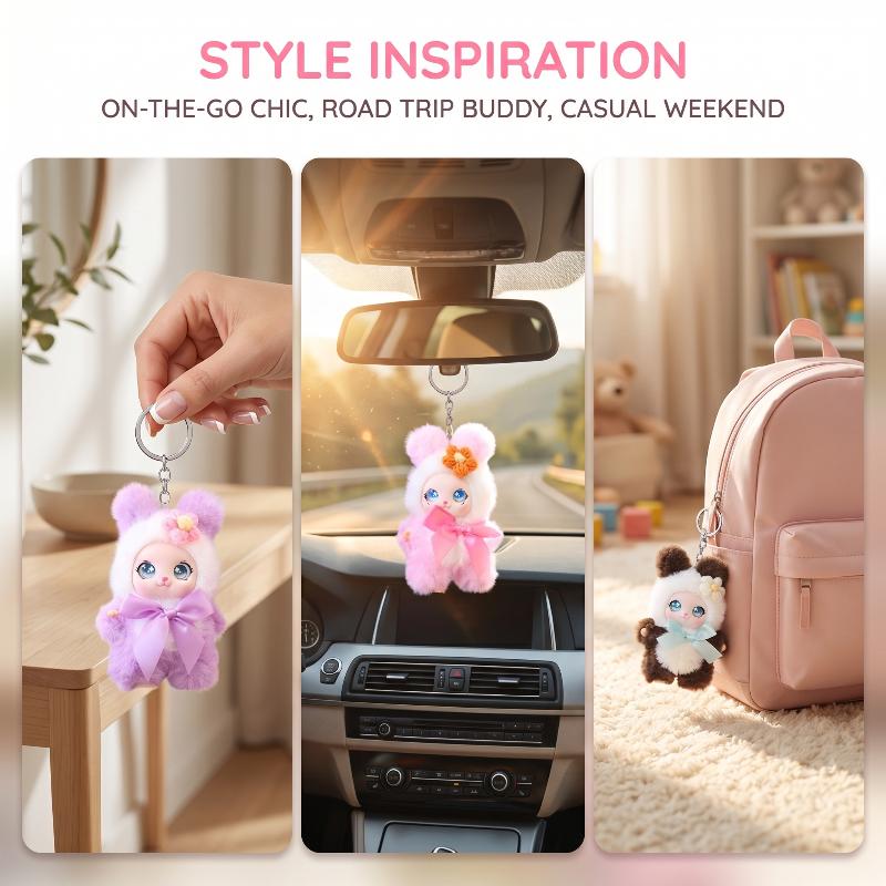 Cute Animal Plush Keychain 15c - Phone Accessories Charms review and price