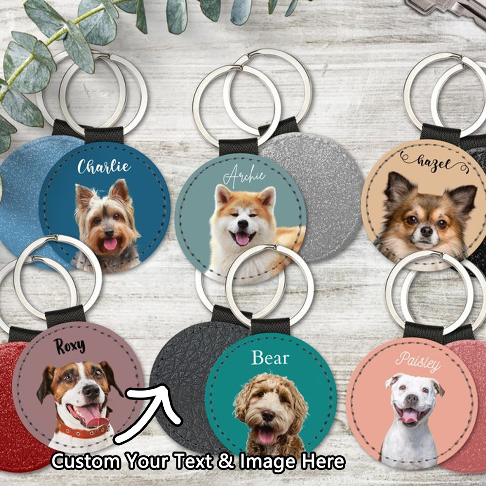 Custom Pet Photo Keychain Pers - Phone Accessories Charms review and price