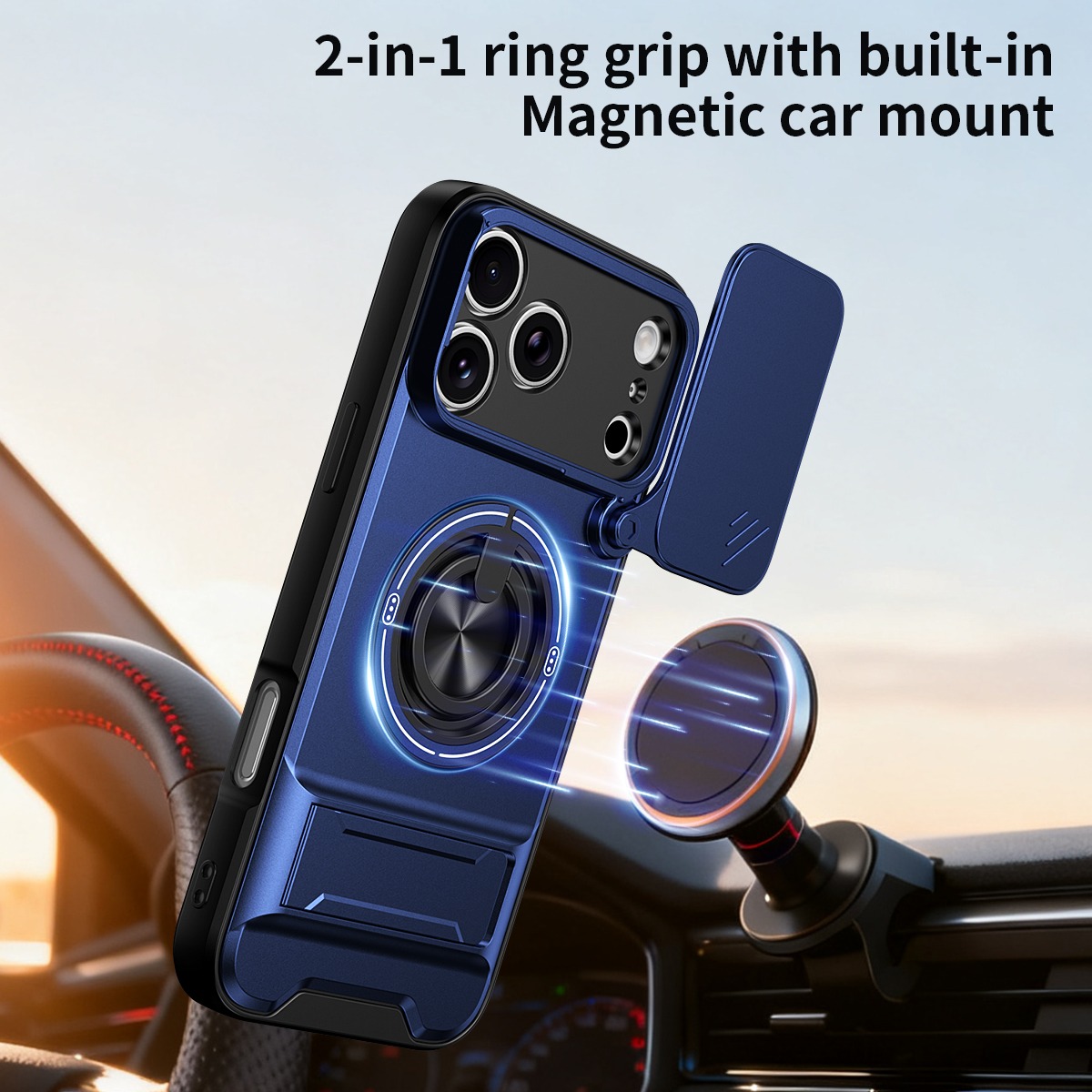 Luxury 360 Rotating Magnetic R - Phone Kickstand Ring review and price