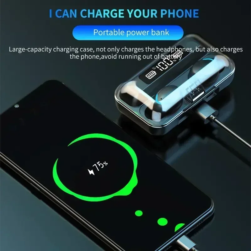 2026New F9 TWS wireless headph - Bluetooth Earphone Tws review and price