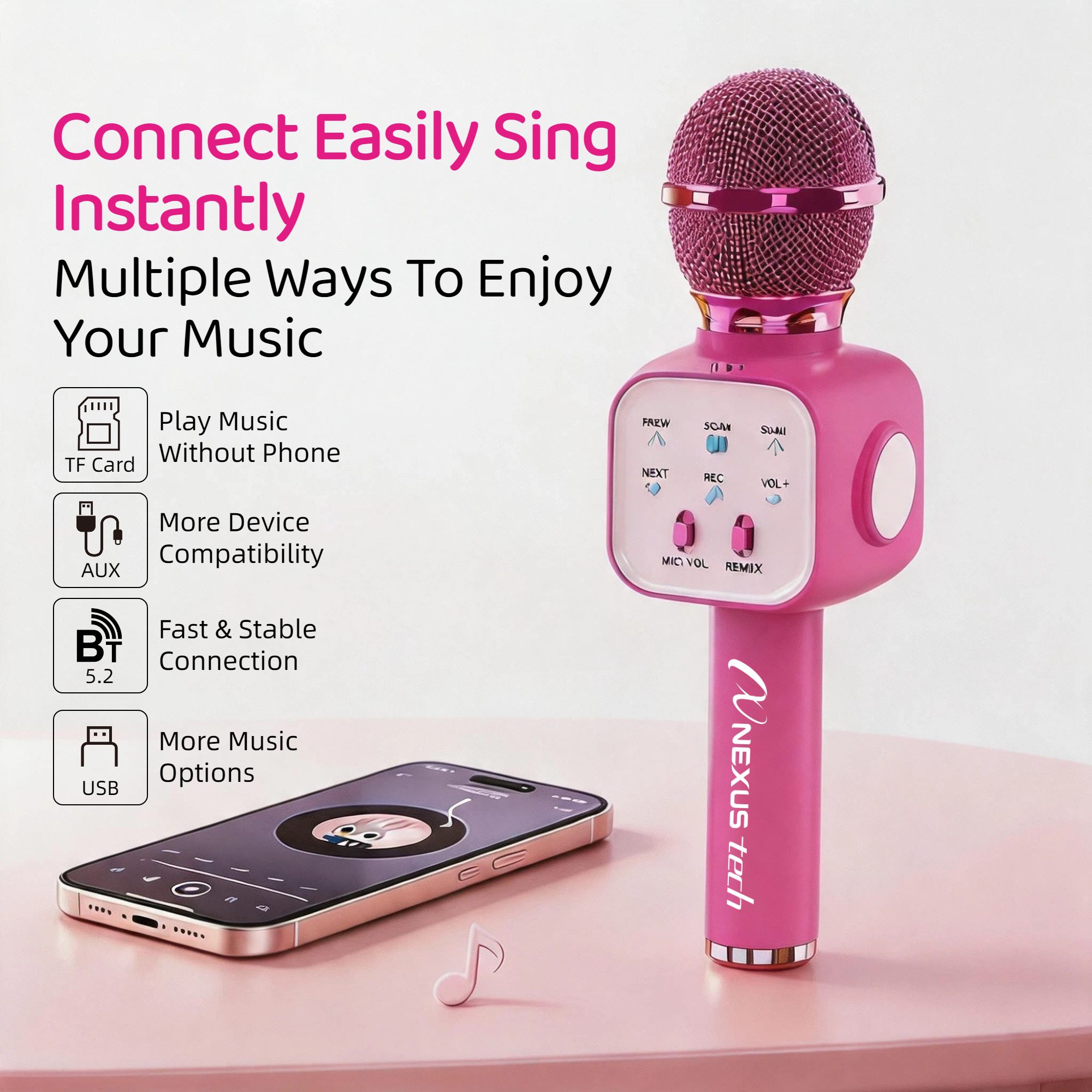 Wireless Bluetooth 5.2 Karaoke - Bluetooth Earphone Tws review and price