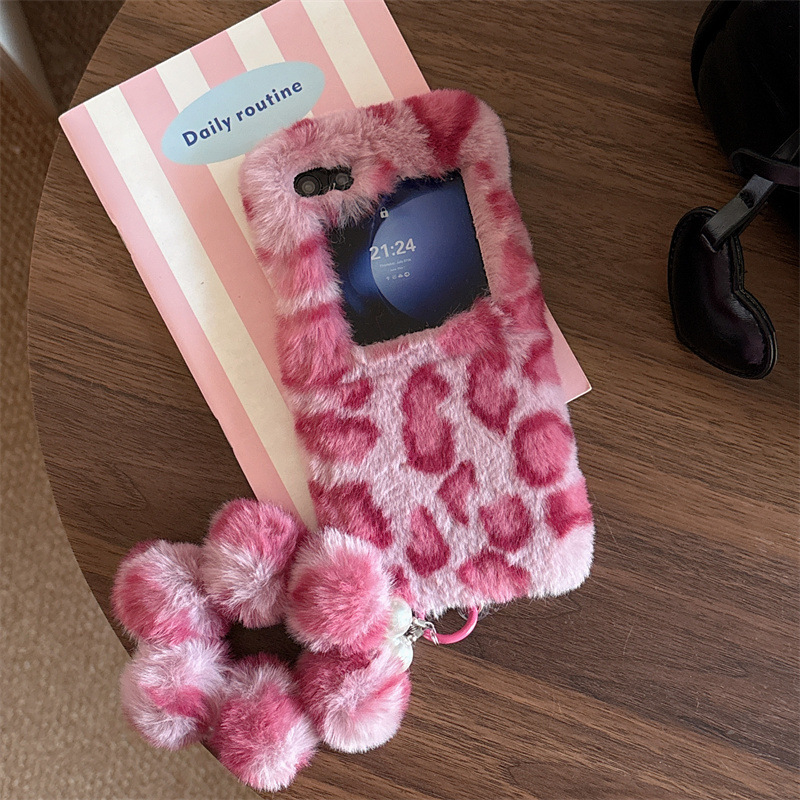 Fashion Leopard Print Fluffy P - Phone Accessories Samsung review and price