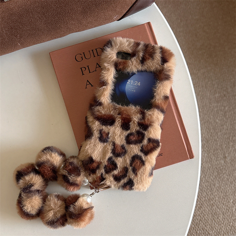Fashion Leopard Print Fluffy P - Phone Accessories Samsung review and price