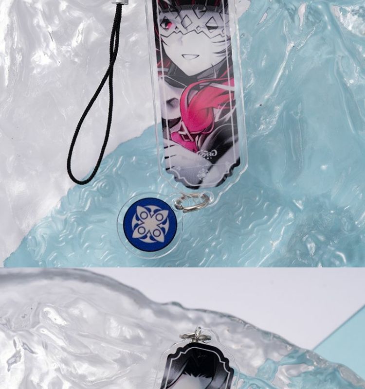 8pcs Anime Keychain Genshin Im - Phone Accessories Charms review and price