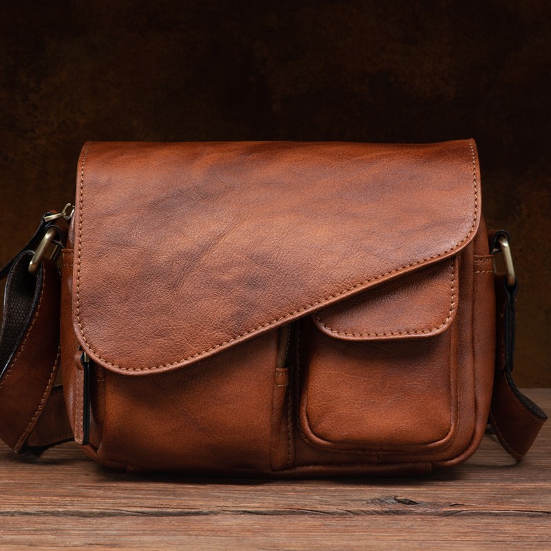 Men's Stylish Leather Shoulder - Phone Accessories China review and price