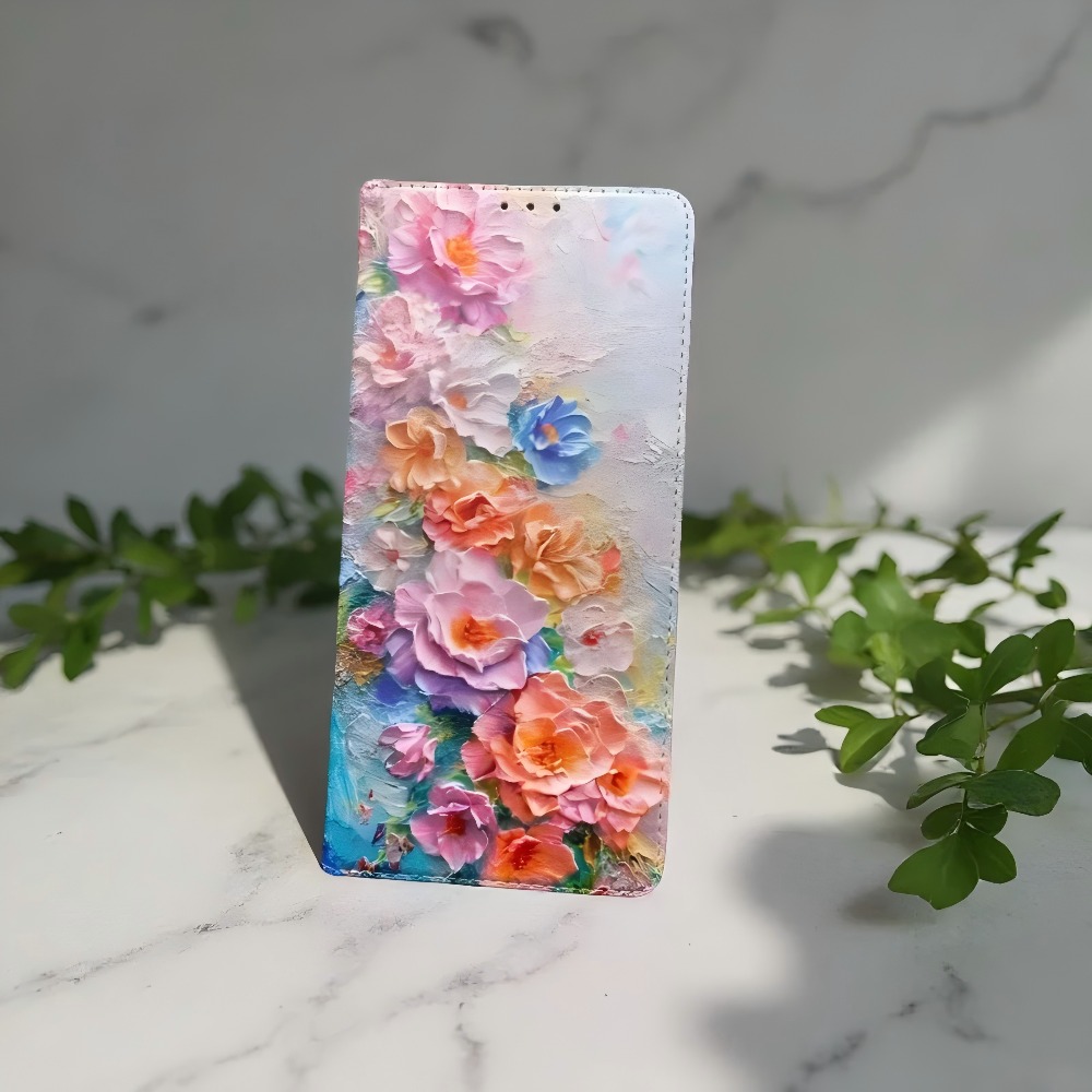 Painted Magnetic Flip Leather  - Phone Accessories Samsung review and price