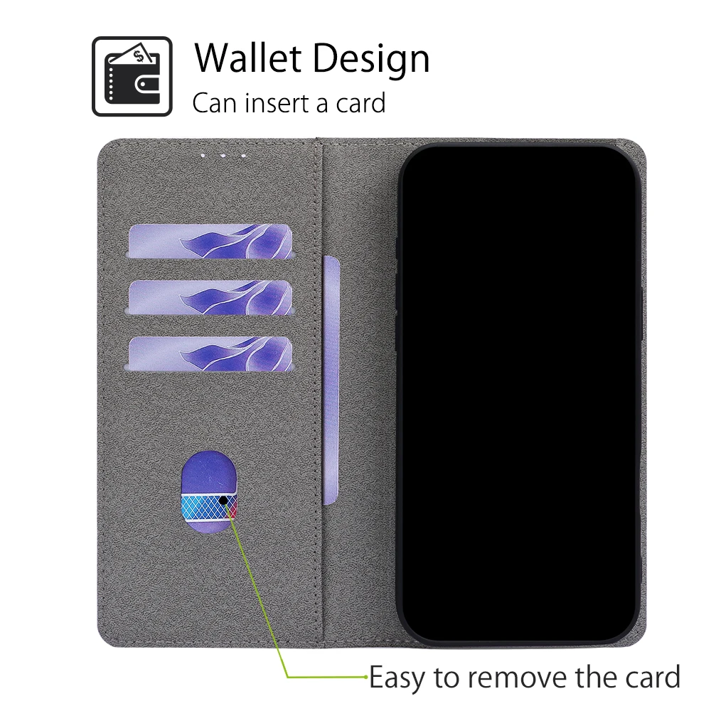 Painted Magnetic Flip Leather  - Phone Accessories Samsung review and price
