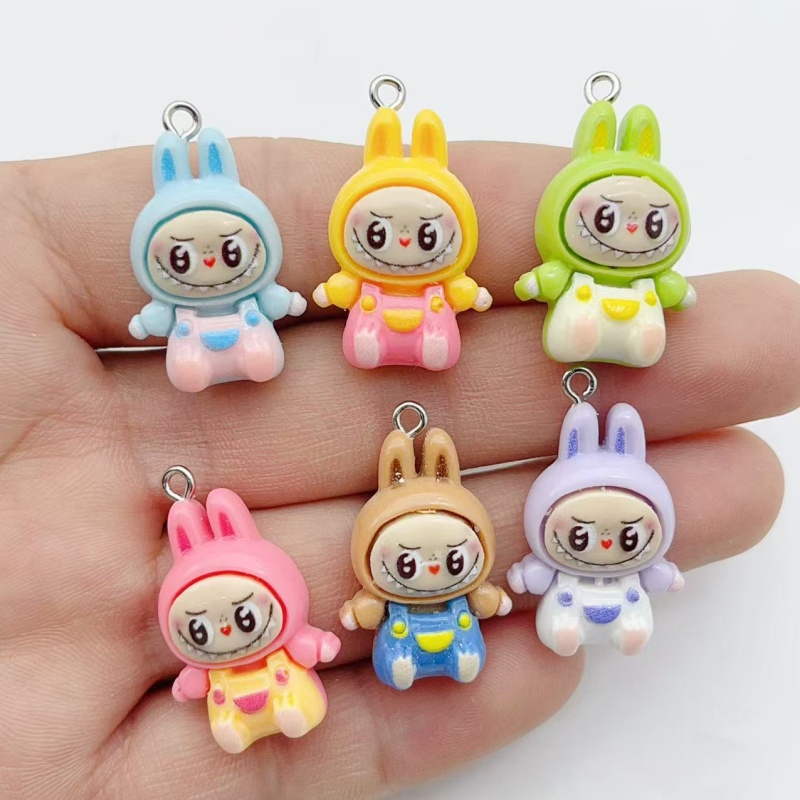 10Pcs Kawaii Rabbit Strawberry - Phone Accessories Charms review and price