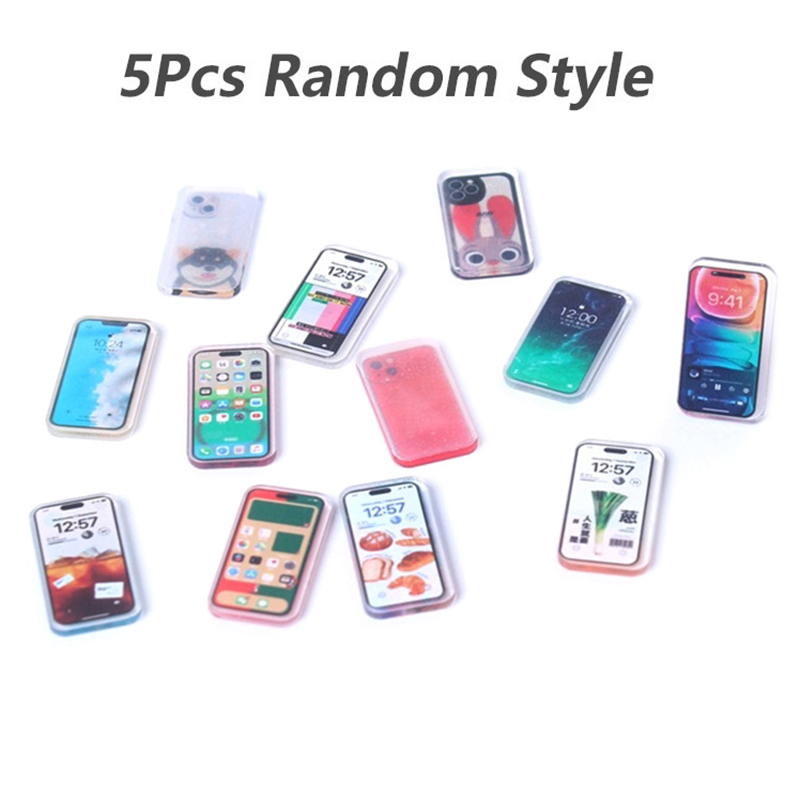**5Pcs 1:12 Dollhouse Miniatur - Phone Accessories Europe review and price