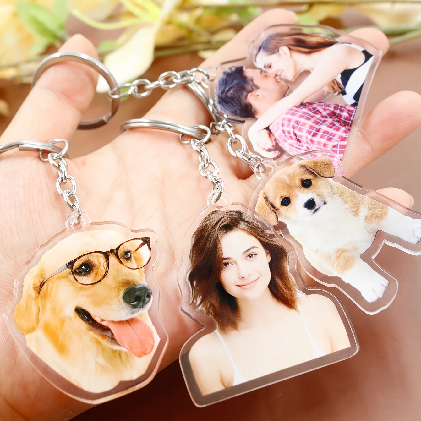 1 Custom Photo Acrylic Keychai - Phone Accessories Charms review and price