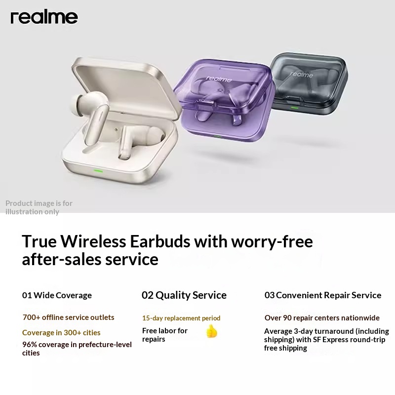 Original realme Buds Air 7 52d - Bluetooth Earphone Tws review and price