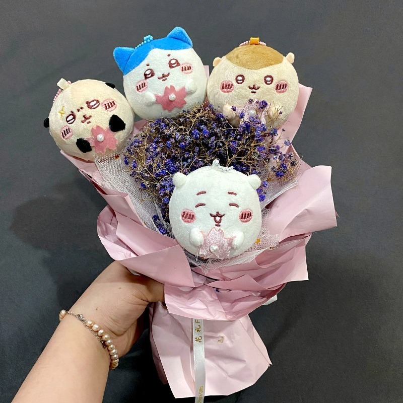 Sakura Series Plush Keychain C - Phone Accessories Charms review and price