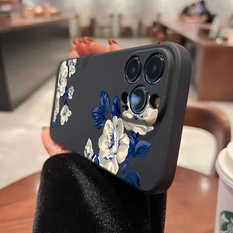 Blue and White Flower Phone Ca - Samsung Galaxy A55 review and price