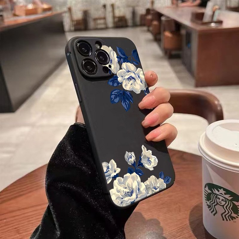 Blue and White Flower Phone Ca - Samsung Galaxy A55 review and price