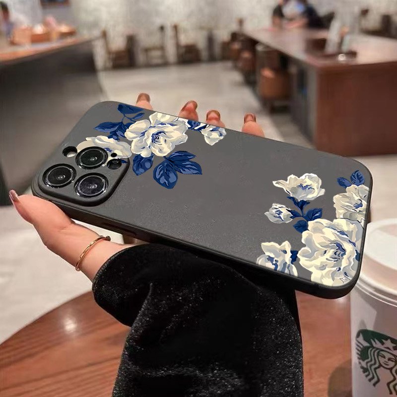 Blue and White Flower Phone Ca - Samsung Galaxy A55 review and price