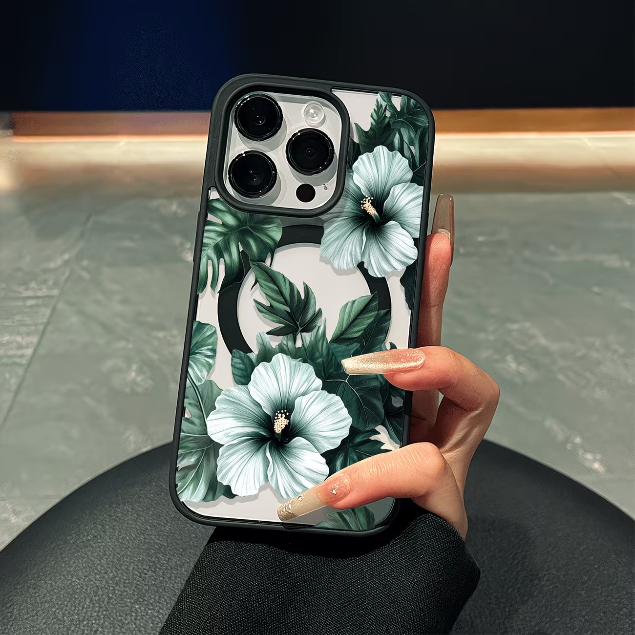 Green Floral Print Phone Case  - Xo Phone Accessories review and price
